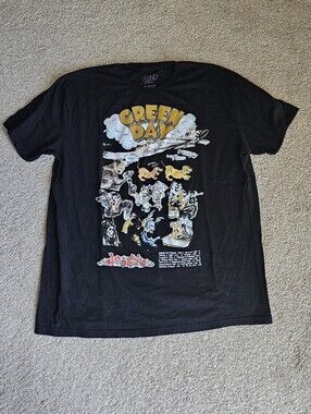 Green Day black graphic tee, Size XL